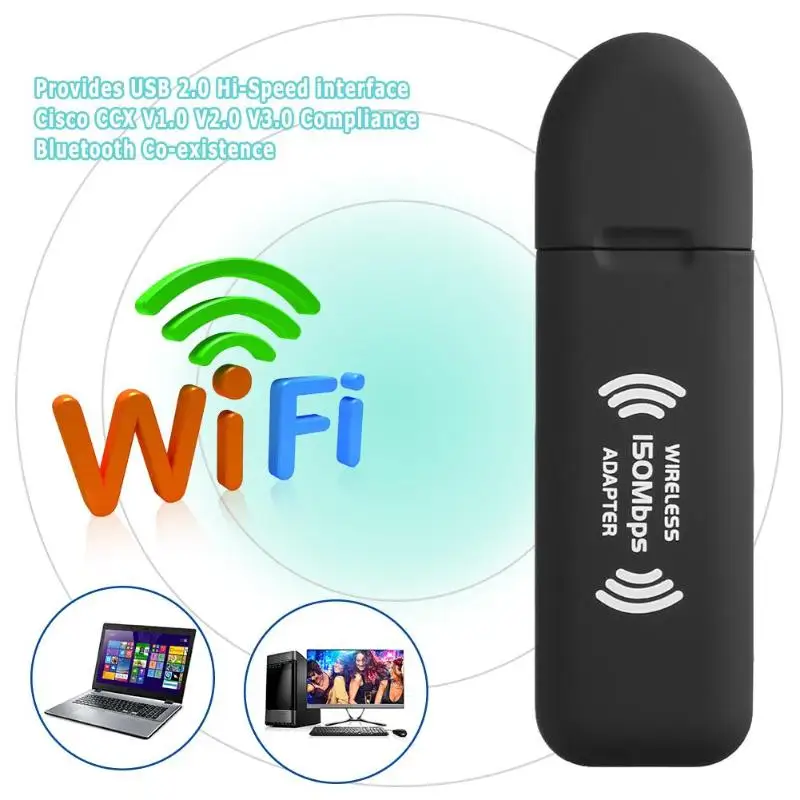 New 150M USB2.0 Network Cards WiFi Wireless card Ralink RT3070L Lan Card for Apple Dell Laptop PC Computer | Компьютеры и офис