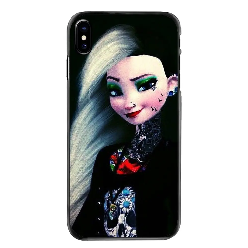 Жесткий Телефон Чехлы для iPhone 4 4S 5 5S 5C SE 6 S 7 8 Plus X XR XS Max iPod Touch 6S еху девушка панк
