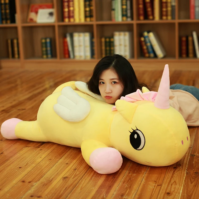 Мягкая плюшевая игрушка в виде единорога 85 см|Мягкие игрушки животные| |