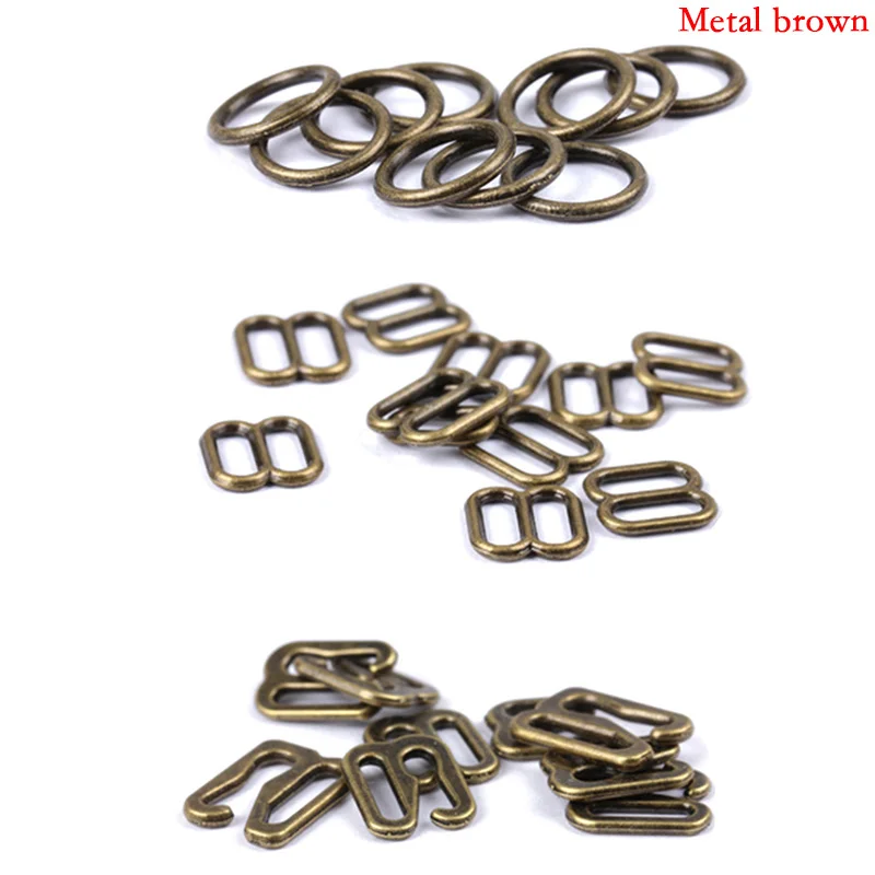 20 шт. металлические/Пластиковые Слайдеры для бюстгальтера 6 25 мм| |