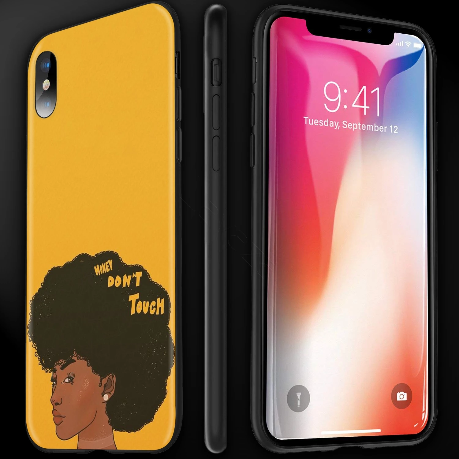 Красивый чехол Lavaza для девочек в стиле афро iPhone 12 mini 11 Pro XS Max XR X 8 7 6 6S Plus 5 5s se |