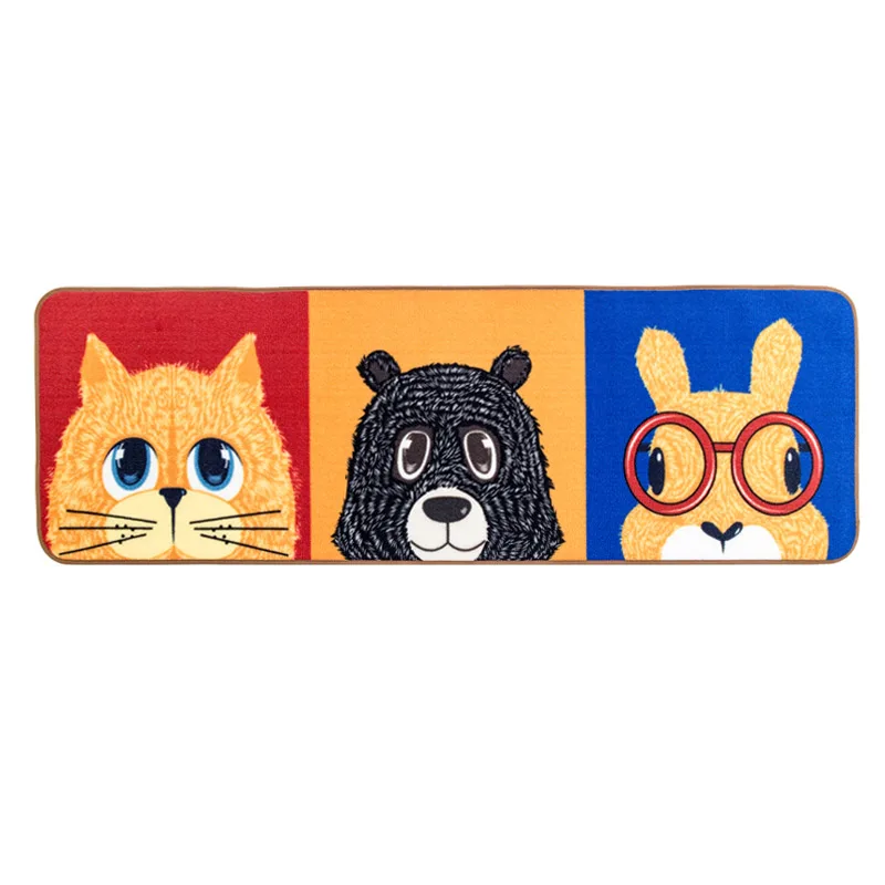 Мягкие Мультяшные коврики впитывающие Нескользящие Коврики для домашнего