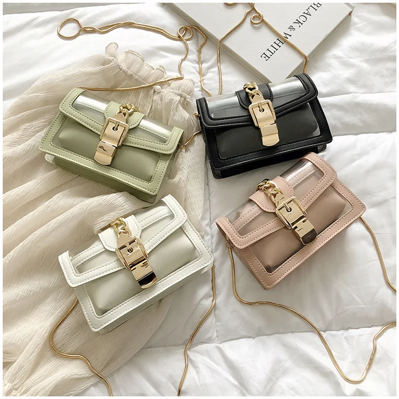 Летняя новая модная Прозрачная женская Сумка Bolso брендовая дизайнерская сумка