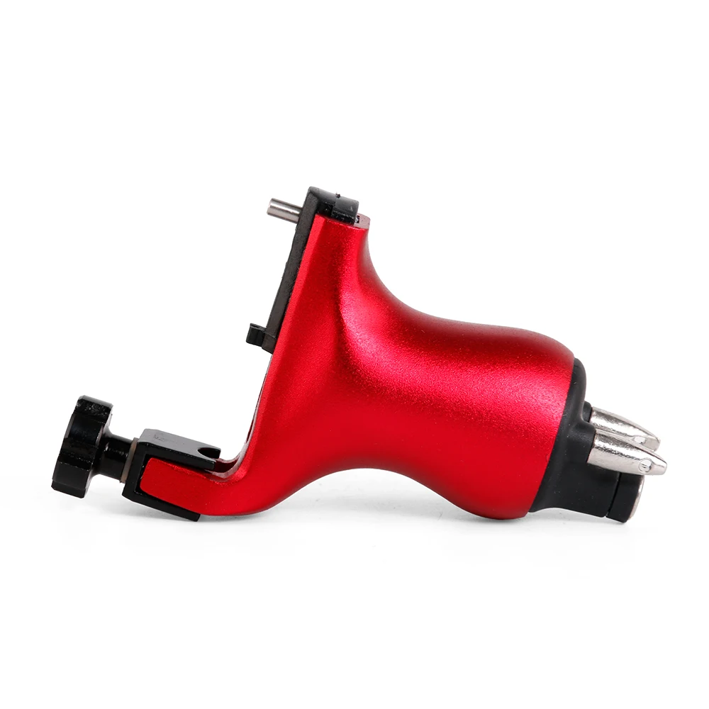 Solong Tattoo Wizard Rotary Machine Strong 4.5w Motor Air Craft Alu CNC Frame Dual Connections Red M650-2CN |