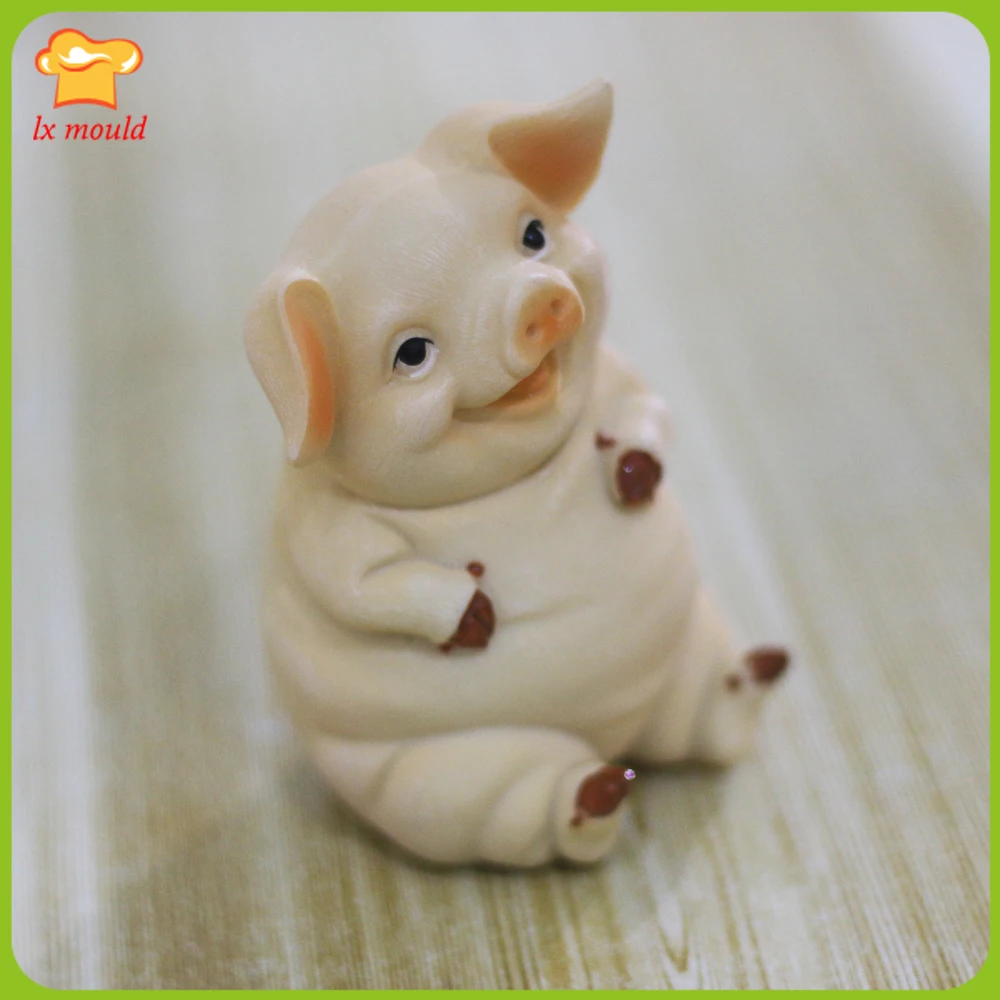 

LXYY Piglet Handmade Candle Silicone Moulds Chocolate Mould Silicone Soap Molds