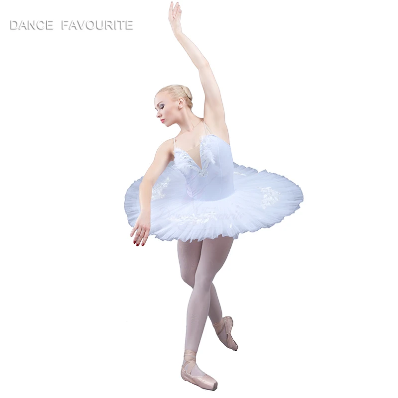Женская балетная пачка 7 слойная жесткая фатиновая юбка в виде лебедя озера|swan lake