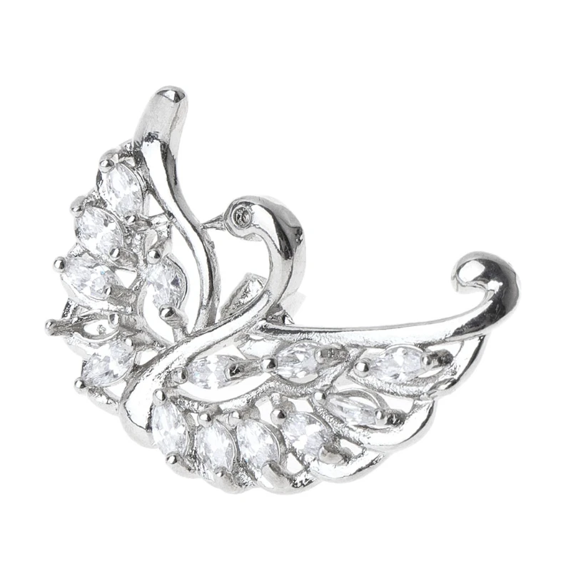 

New 1Pc Rhinestone Alloy Glass Shoe Clips Elegant Ornaments Buckle Clamp Shoe Decoration