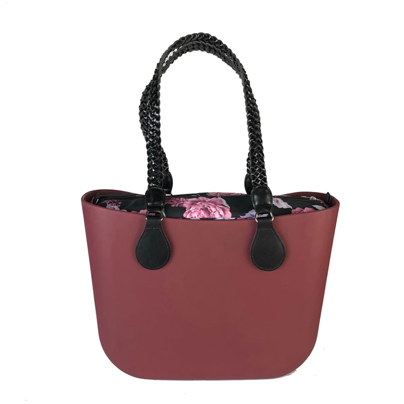 Классический размер O bag Стиль obag водонепроницаемый корпус EVA с плетеной ручкой