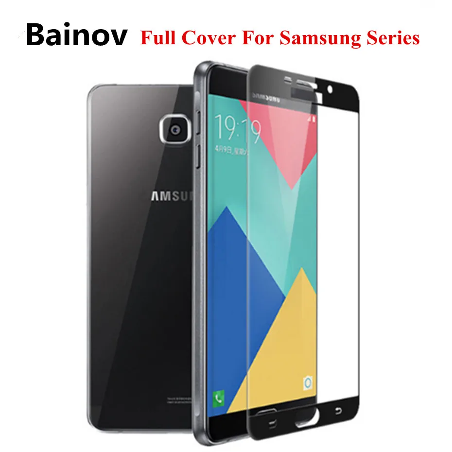 Полный закаленное стекло для samsung galaxy j5 j7 2017 A5 A3 A7 Защита экрана prime Защитные