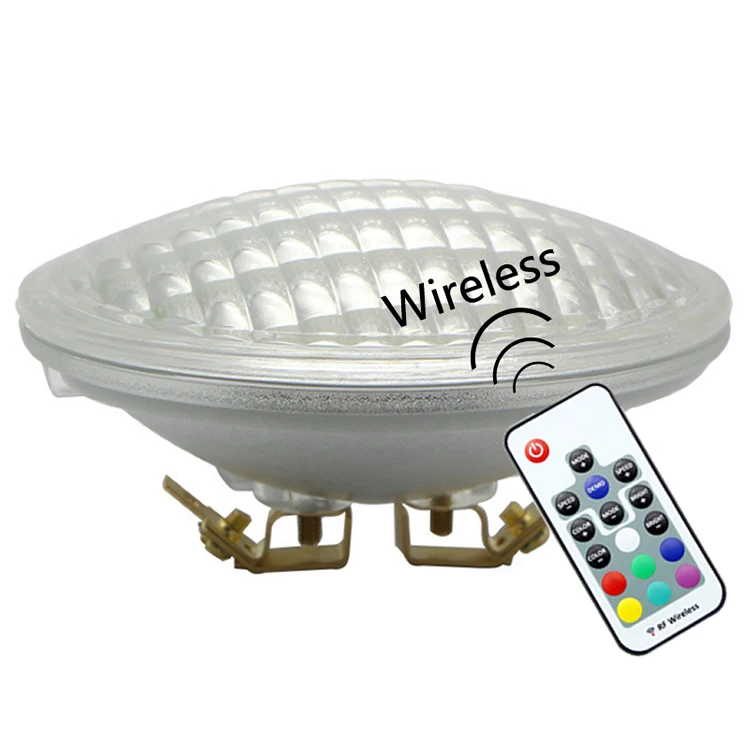 RGB and Remoter PAR36 светодиодный RGB лампа Рабочий светильник для бассейна ландшафтный светильник s 12 Вт DC 12 В Точечный светильник теплый белый холодный белый - Испускаемый цвет: RGB and Remoter