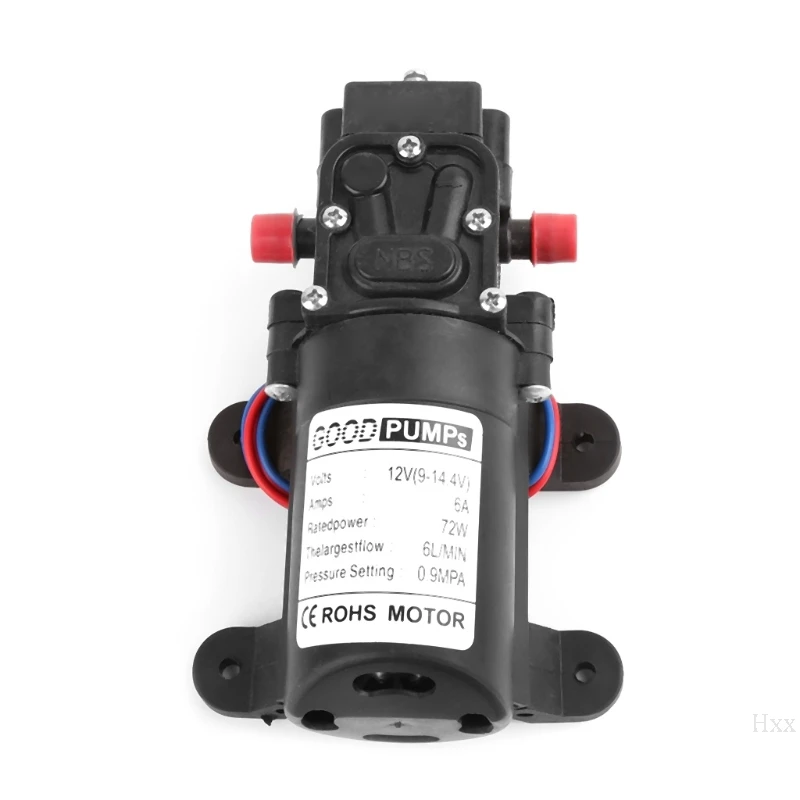 

12V 72W High Pressure Micro Diaphragm Water Pump Automatic Switch Reflux Type