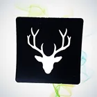 Трафареты для татуировок с оленем HG125, наклейки для тела, ног, рук, детей, рождественские подарки для детей