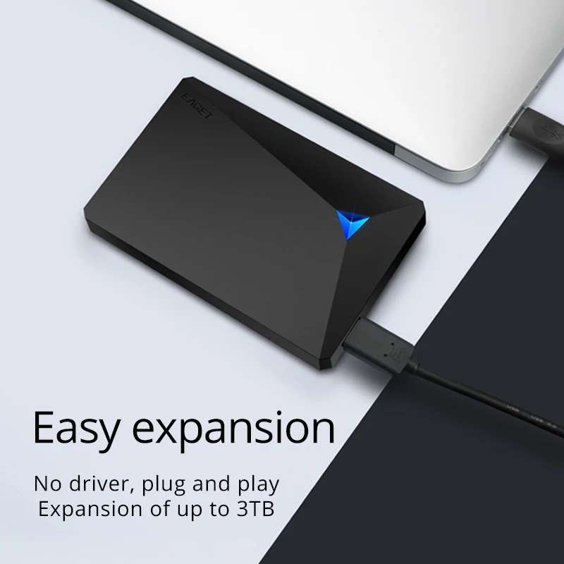Eaget G20 Шифрование внешний жесткий диск 2 ТБ высокое Скорость противоударный USB 3 0 1