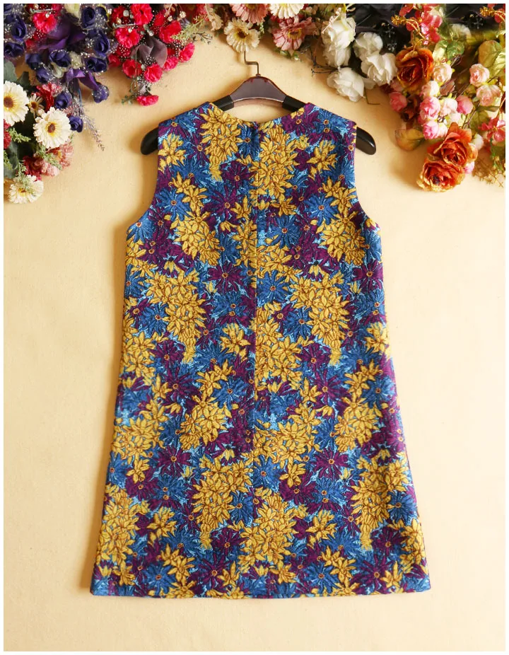 Новое поступление 2017 женское летнее платье с круглым вырезом без рукавов