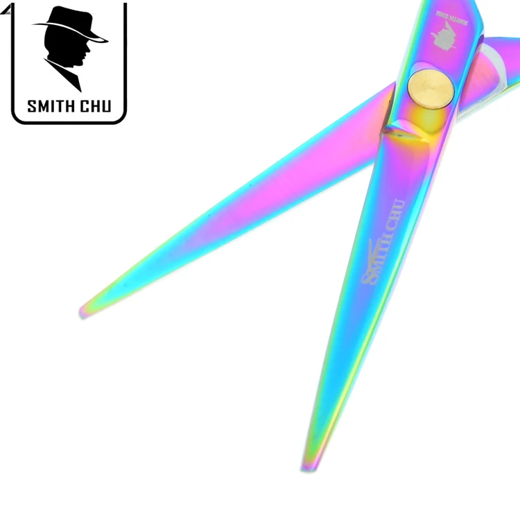 5," Smith Chu Профессиональные Парикмахерские ножницы Япония 440c ножницы для стрижки волос и филировочные ножницы парикмахерские инструменты LZS0048