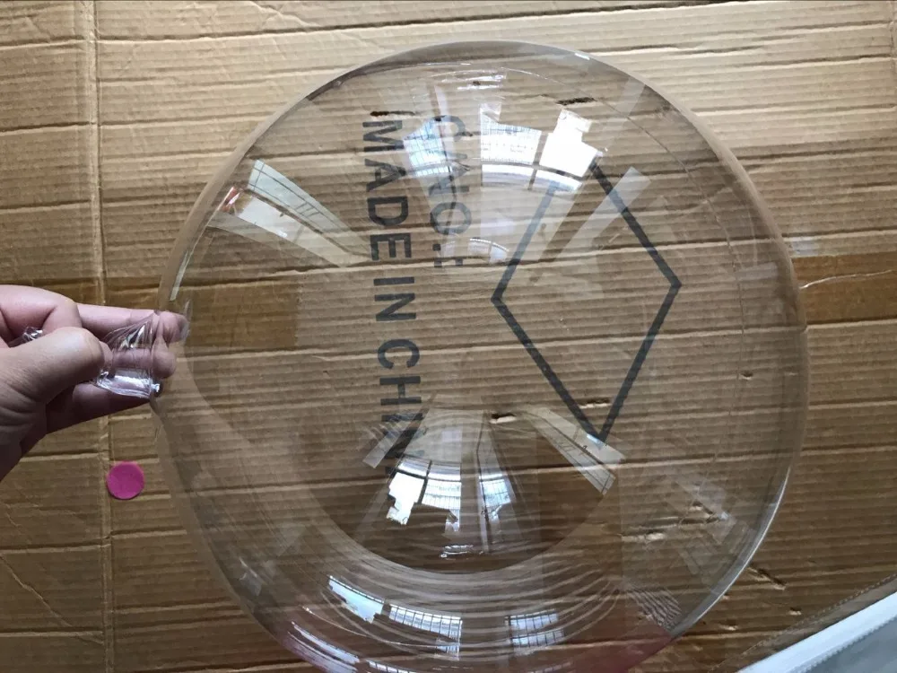 Прозрачный воздушный шар BOBO из ПВХ без морщин с перьями прозрачные воздушные