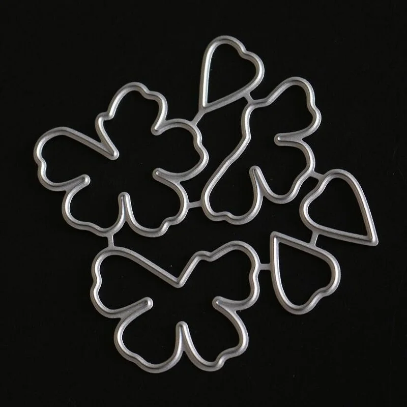 6pcs flowers Petals Metal Cutting Dies and Clear Stamp Set for DIY Scrapbooking Photo Album Decorative Embossing Stencils | Дом и сад