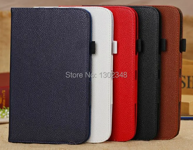 Тонкий чехол из искусственной кожи с откидной крышкой личи для Samsung Galaxy Tab 3 8 0 T310