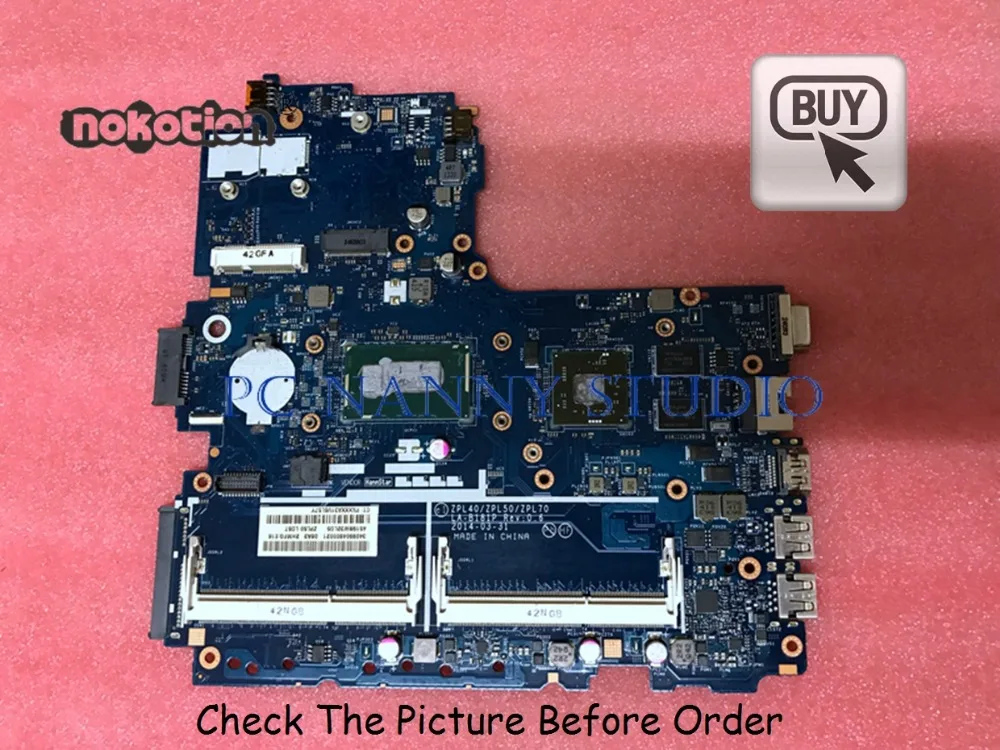 PCNANNY 768399 501 для HP ProBook 470 G2 материнская плата ноутбука i5 4210U LA B181P