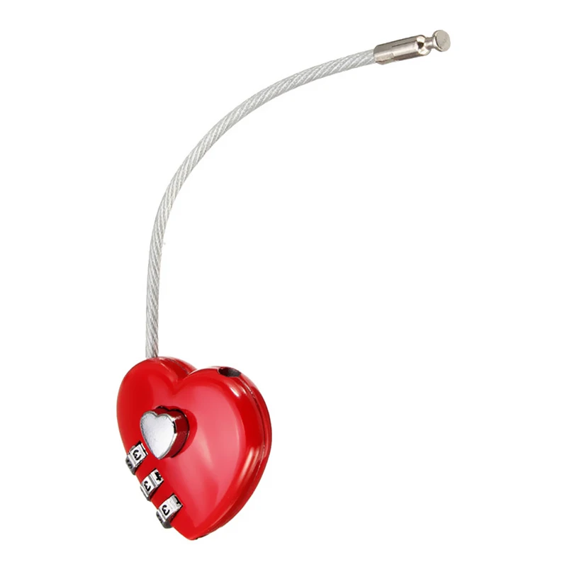 Сумка с дизайном сердца ящик для шкафа игра багажные замки комбинация кода