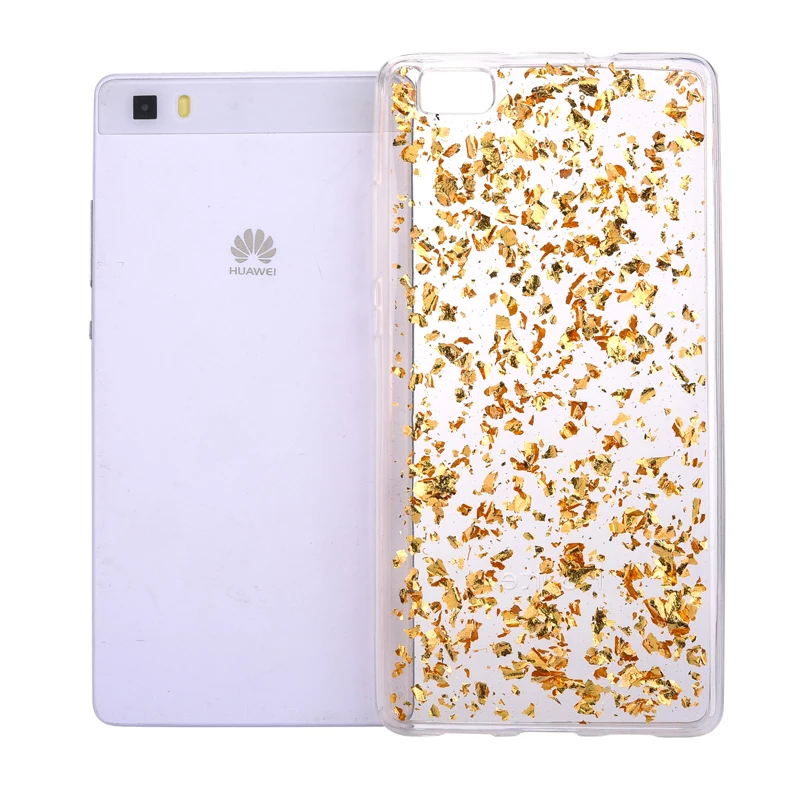 Portefeuille Роскошные Искра Bling Блеск блестка кремния милый чехол для Huawei P8 Lite p9 P10
