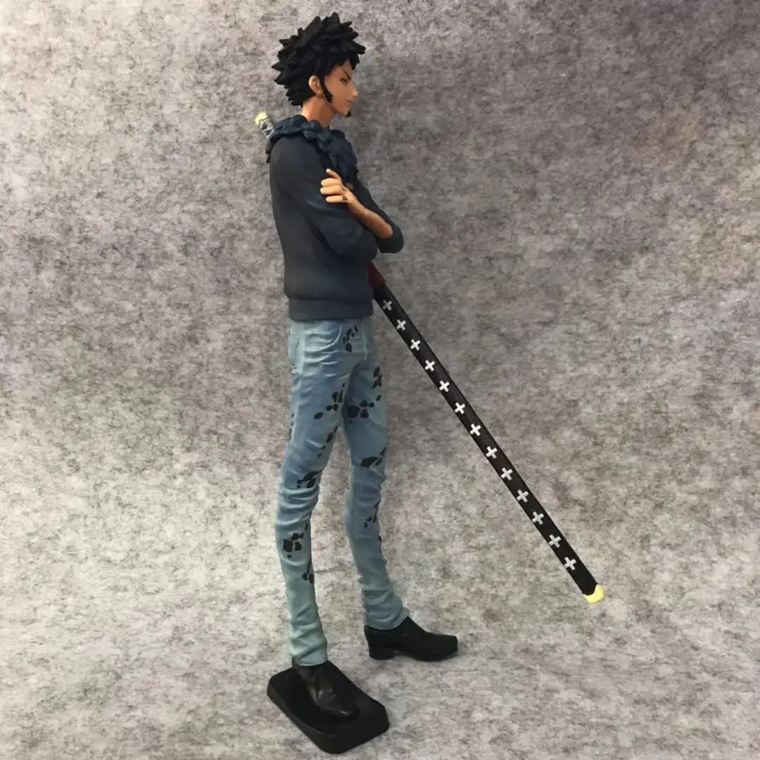 Аниме one piece LAW THE GRANDLINE Мужская коллекция фигурка Трафальгар Ло из &quotone piece&quot ПВХ с