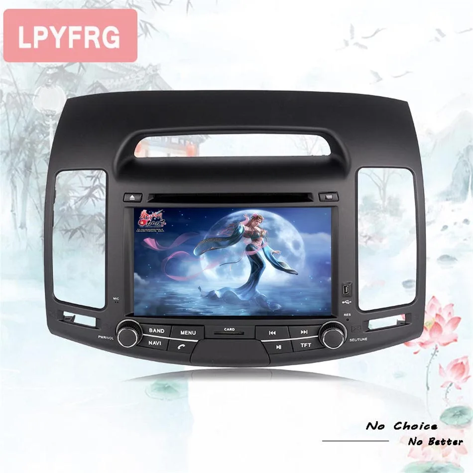 Автомагнитола Видео DVD GPS плеер navi 7 ''HD Mutli Touch 4G LTE Octa core android 10 0 для HYUNDAI ELANTRA 2007 2011