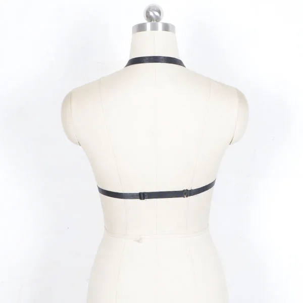 Новинка пастельный готический черный сексуальный бюстгальтер на бретельках