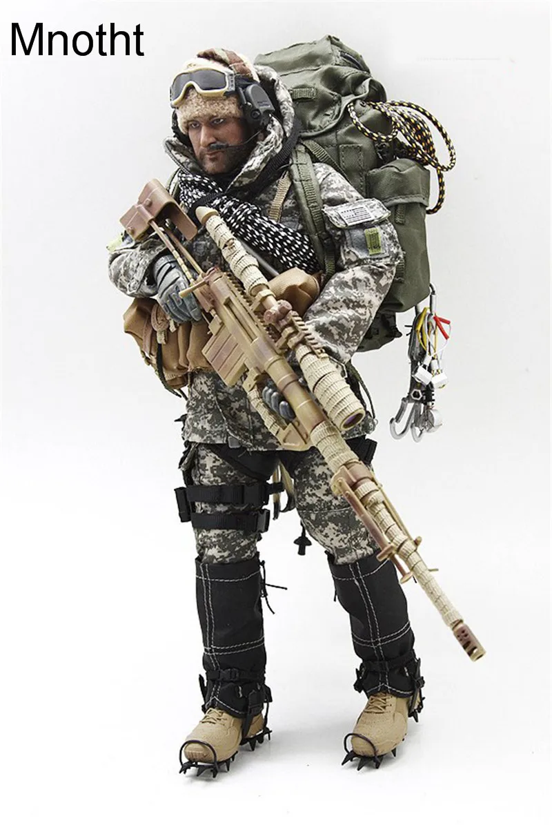 Mnotht 1/6 мужские Solider Seals ACU снайперский костюм комплект одежды с пальто и брюками