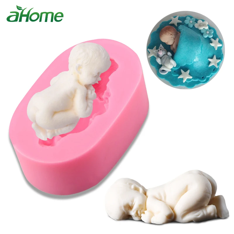 Силиконовые 3D детские формы для торта сахарного ремесла помадки украшения