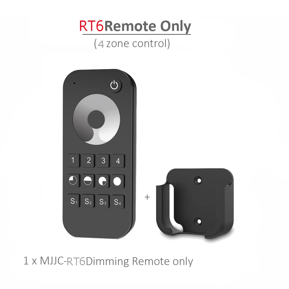MJJC-RT6 Remote Only Светодиодный диммер 220 в 230 В 110 В AC беспроводной 2,4G RF пульт дистанционного управления с регулируемой яркостью Wifi умный светодиодный светильник - Цвет: MJJC-RT6 Remote Only