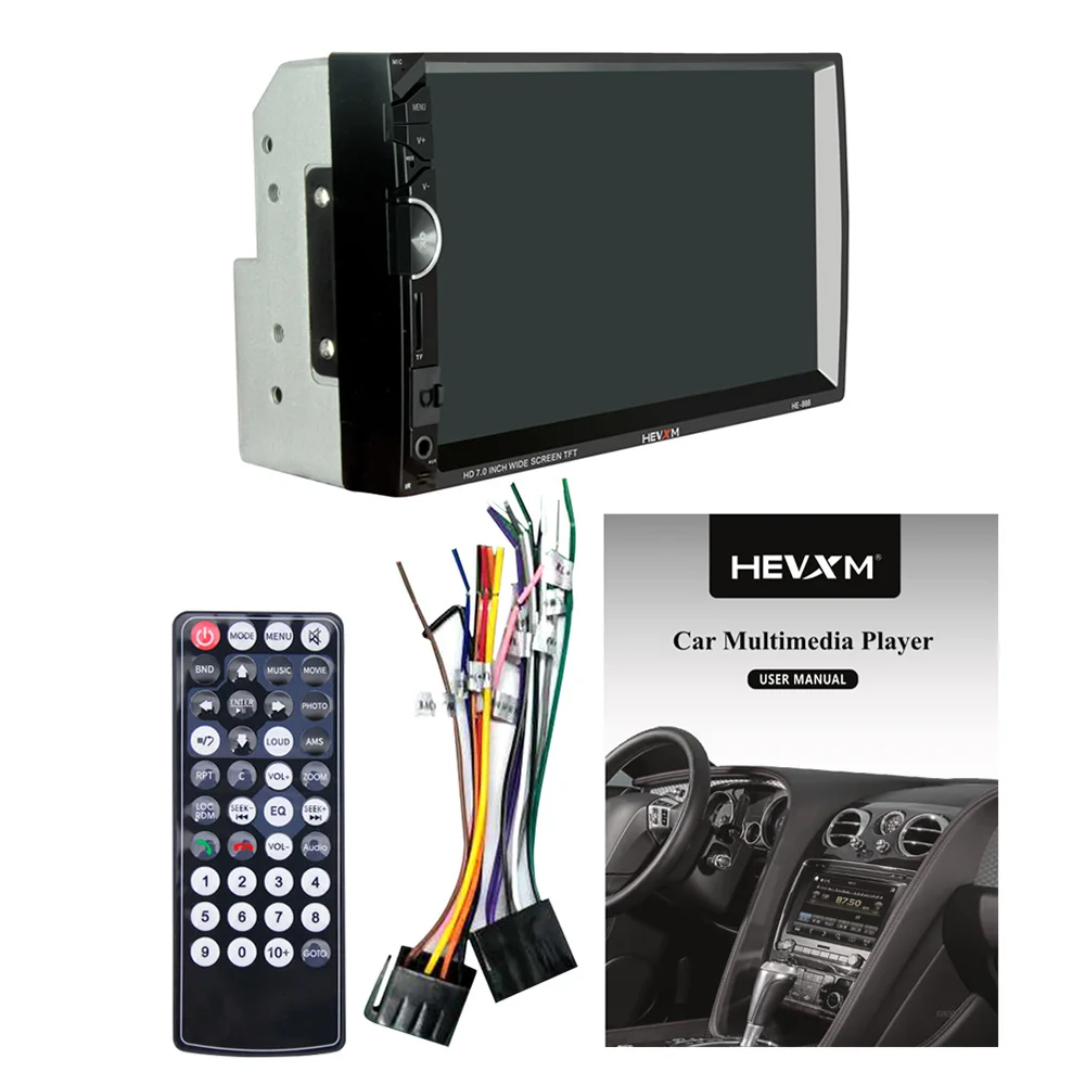 AIYIMA 7 &quotHD 2 Din Сенсорный экран цифровой Дисплей Bluetooth Автомобильный