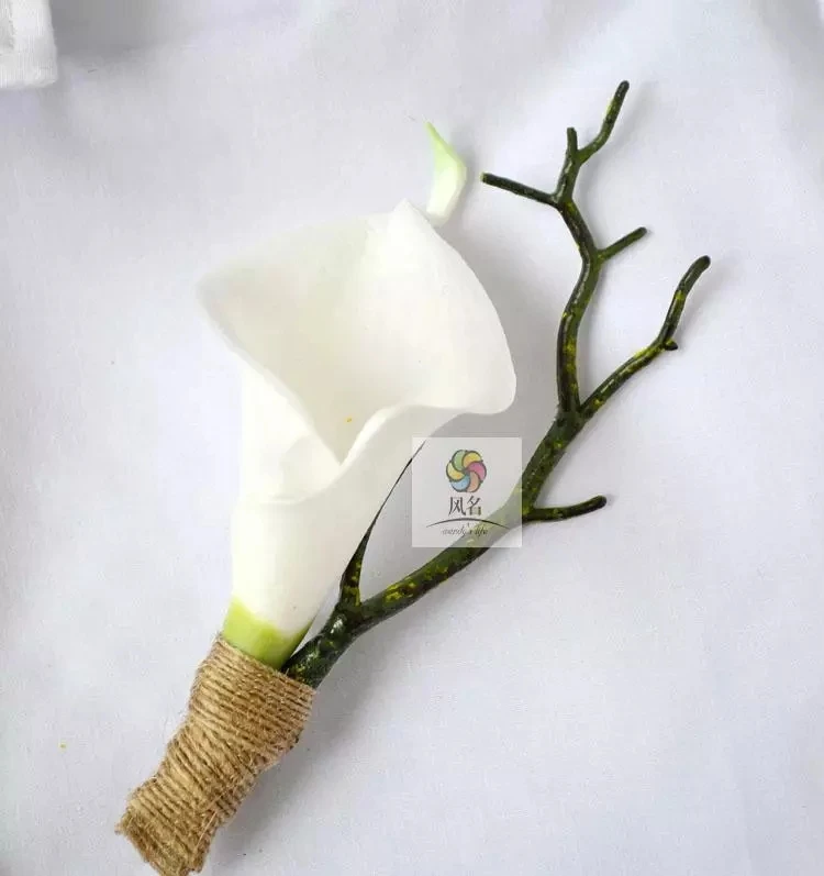 Новая свадебная бутоньерка для жениха брошь-бутоньерка на костюм украшение