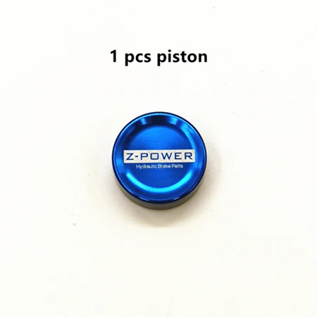1 pcs piston blue S himano XT/M785/M8000/SLX675 усовершенствованные детали для велосипедного тормоза для Shimano, тормозные детали, металлический поршень, Гидравлический Тормозной суппорт, запчасти - Цвет: 1 pcs piston blue
