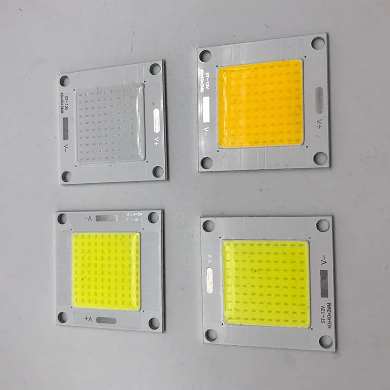Синий/белый/теплый белый светильник 50 Вт Светодиодный чип DC 12V COB Интегрированный