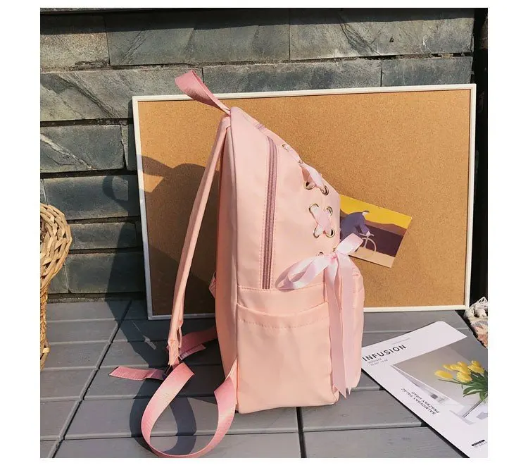 Новая японская кошка Ти школьная нейлоновая рюкзаки Chi's Sweet Home Печать Подростковая Девушка Рюкзак для лука Студенческая школьная дорожная женская сумка