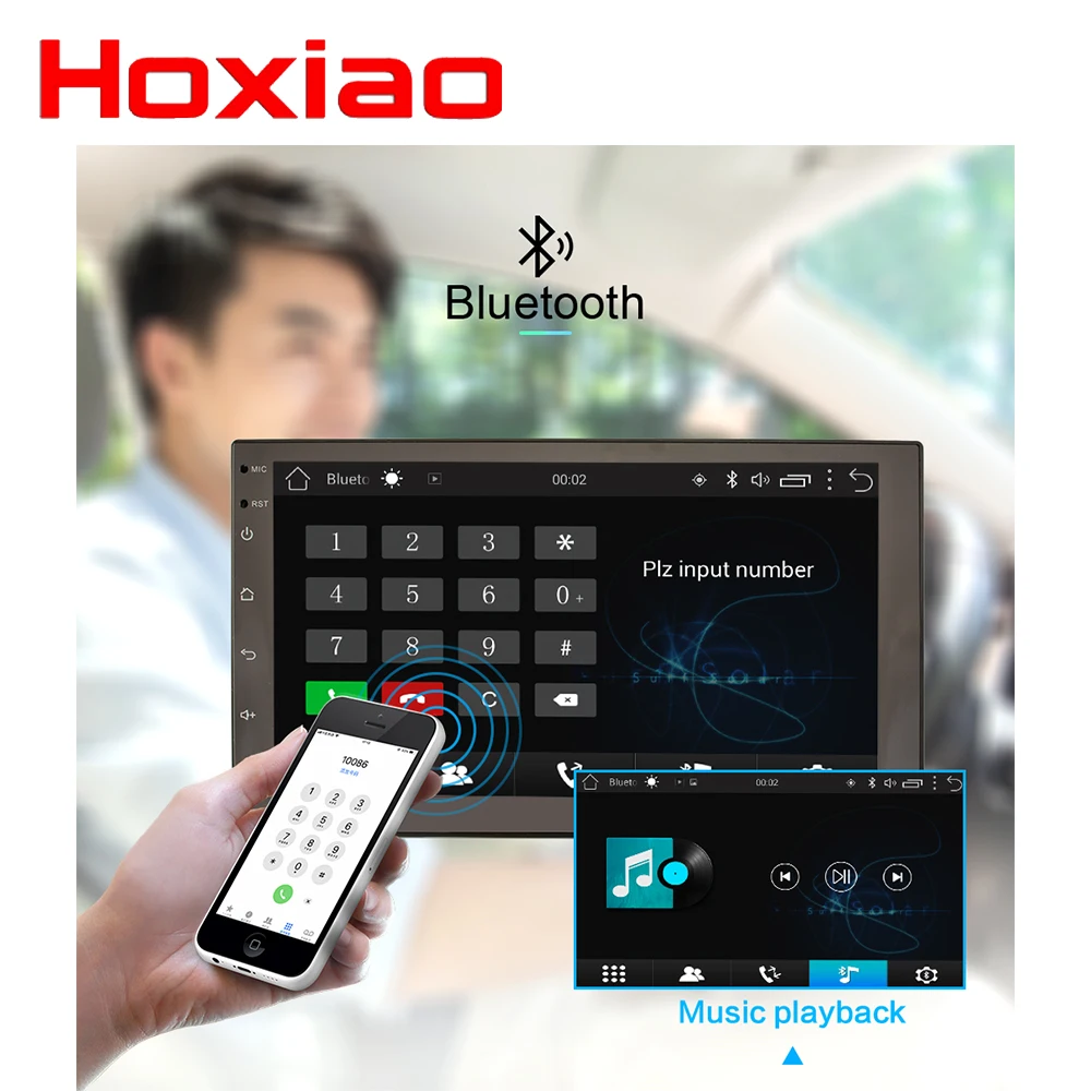 Радио кассетный плеер 2din android automagnitol ram 2G+ rom 32G gps навигация wifi без dvd BT DAB FM Автомагнитола 2 din