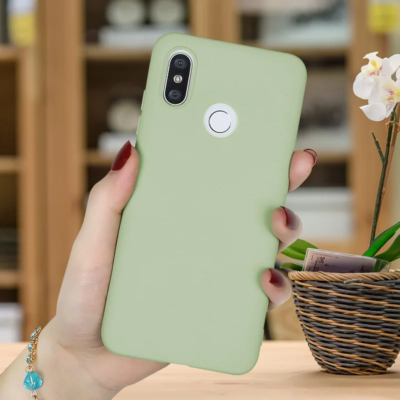Green Забавный мультяшный матовый Силиконовый чехол для Xiao mi Red mi Note 5 Чехол Red mi 5 Plus Note 7 6 6A PRO 5A чехол mi 8 Lite чехол s Red mi 7A - Цвет: Green