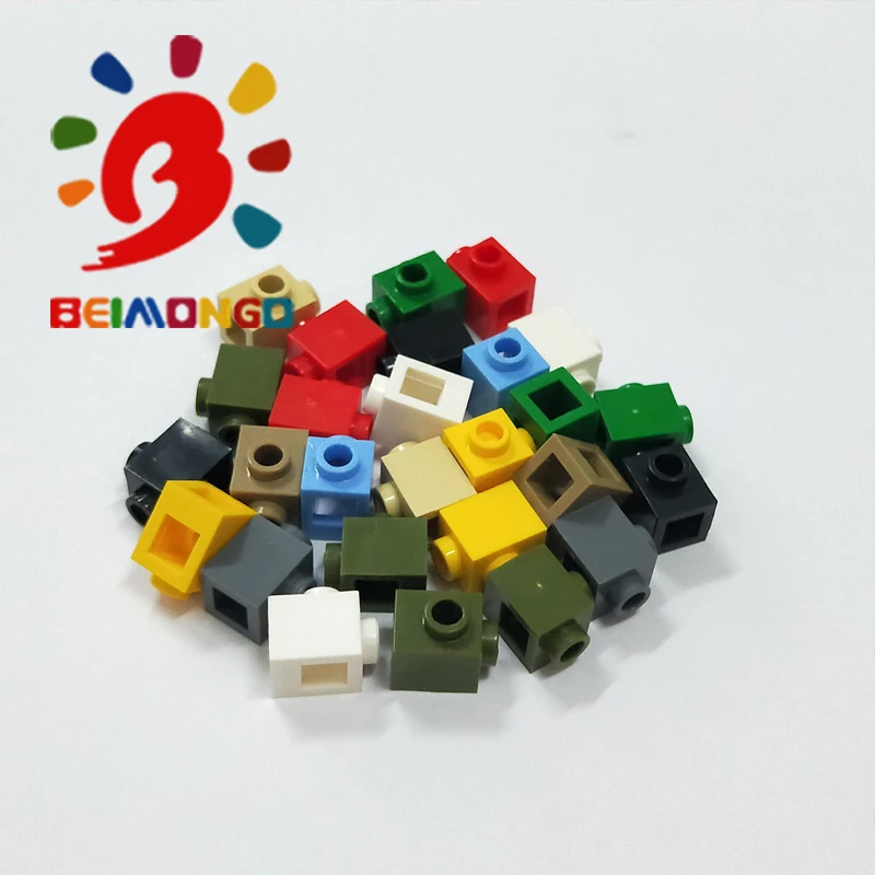 Бесплатная доставка! Конструктор BEIMONGO 1x1 с 1 ручкой 100 шт. обучающие и