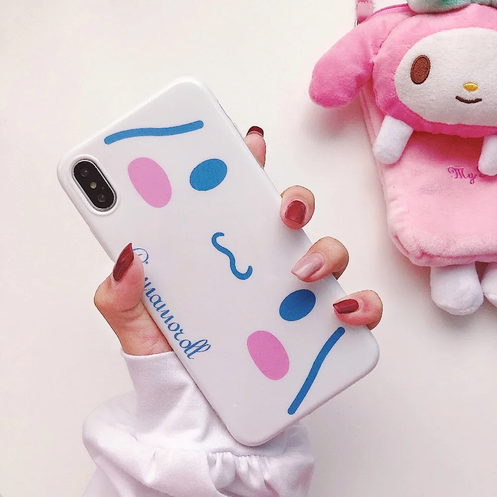 Милый чехол для телефона с героями мультфильмов My Melody iPhone X 6 6s 7 8 Plus чехлы XS XR Max