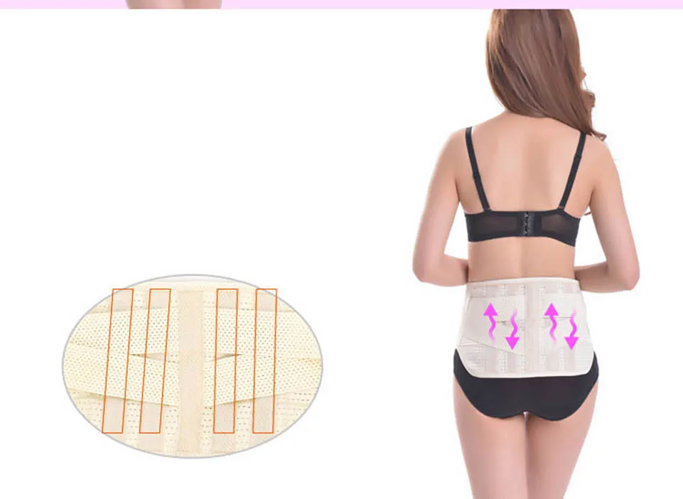 

Waist Support Lumbar Belt back Brace bandage For Pain Relief posture corrector health Care plus size
