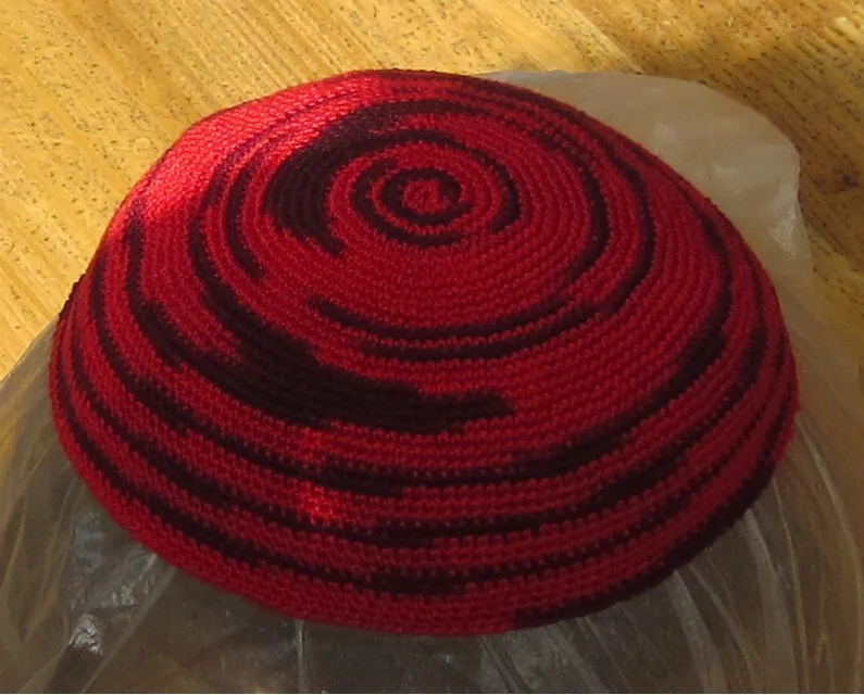 Высокое качество ручной работы трикотаж YARMULKE KIPPAH SWIRL цветной|colour combinations for