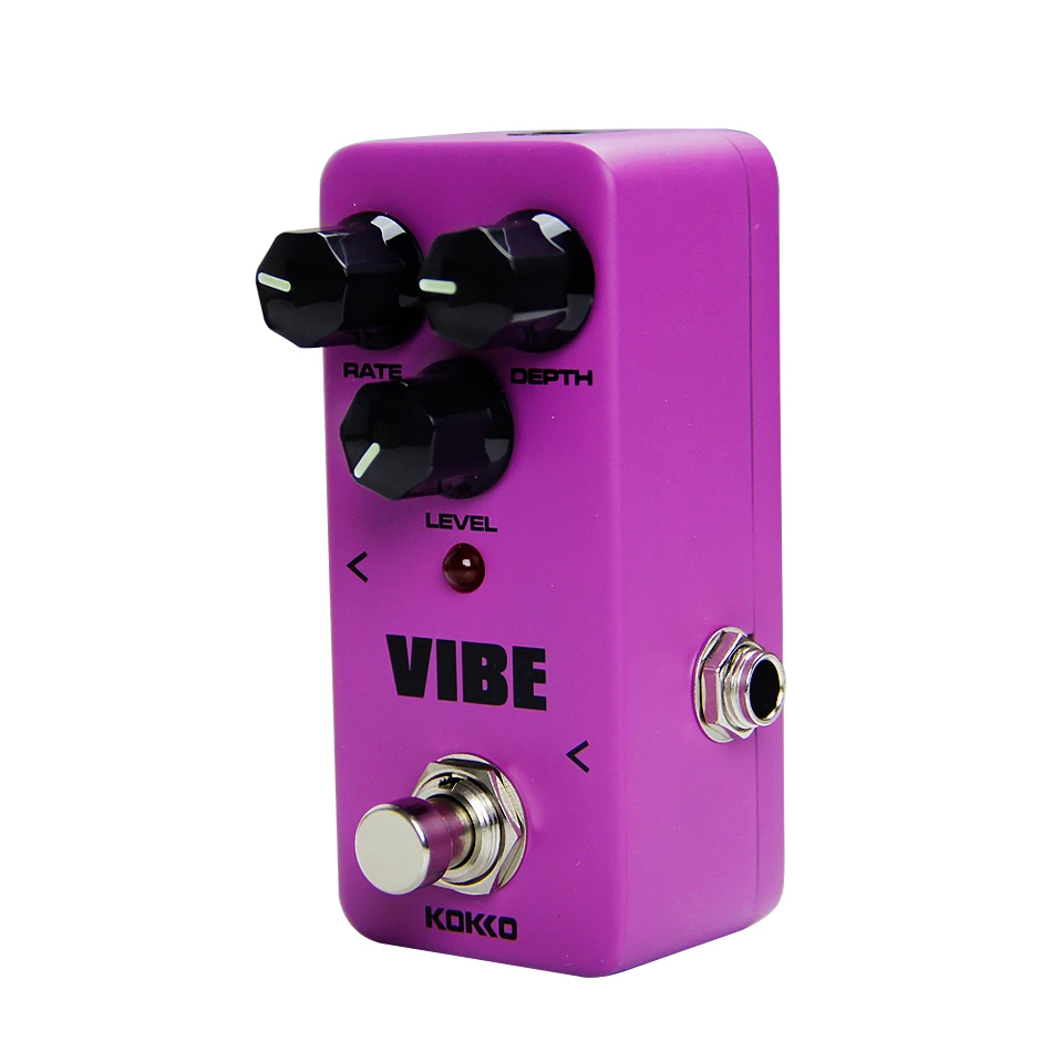 Kokko Flanger FUV2 Mini Vibe педаль для гитары с эффектом портативный аналоговый поворотный