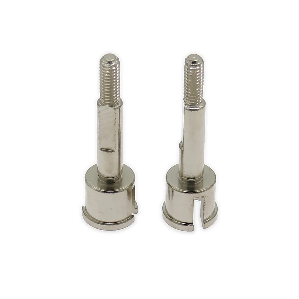 2 шт./пара серебро/черная железная стальная линейка колесной оси для