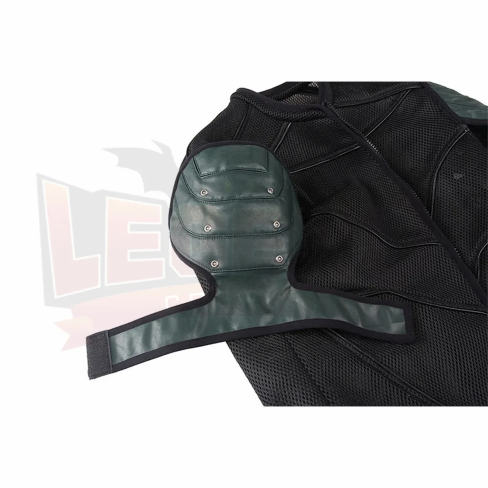 Зеленая Стрела сезон 4 Карнавальный костюм супергероя Оливер Королева кожаный