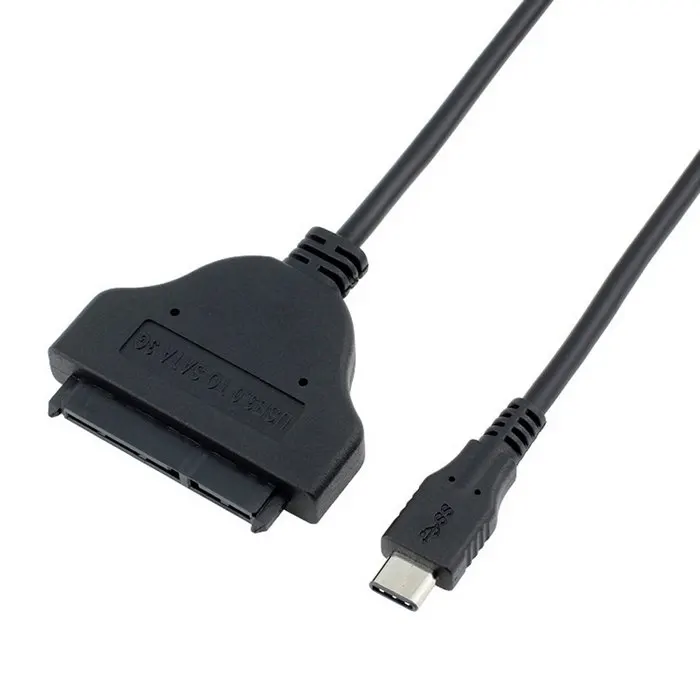 Type-C USB 3 1 Male to SATA 22 Pin 2 5 &quotдрайвер жесткого диска SSD Кабель-адаптер для Macbook и