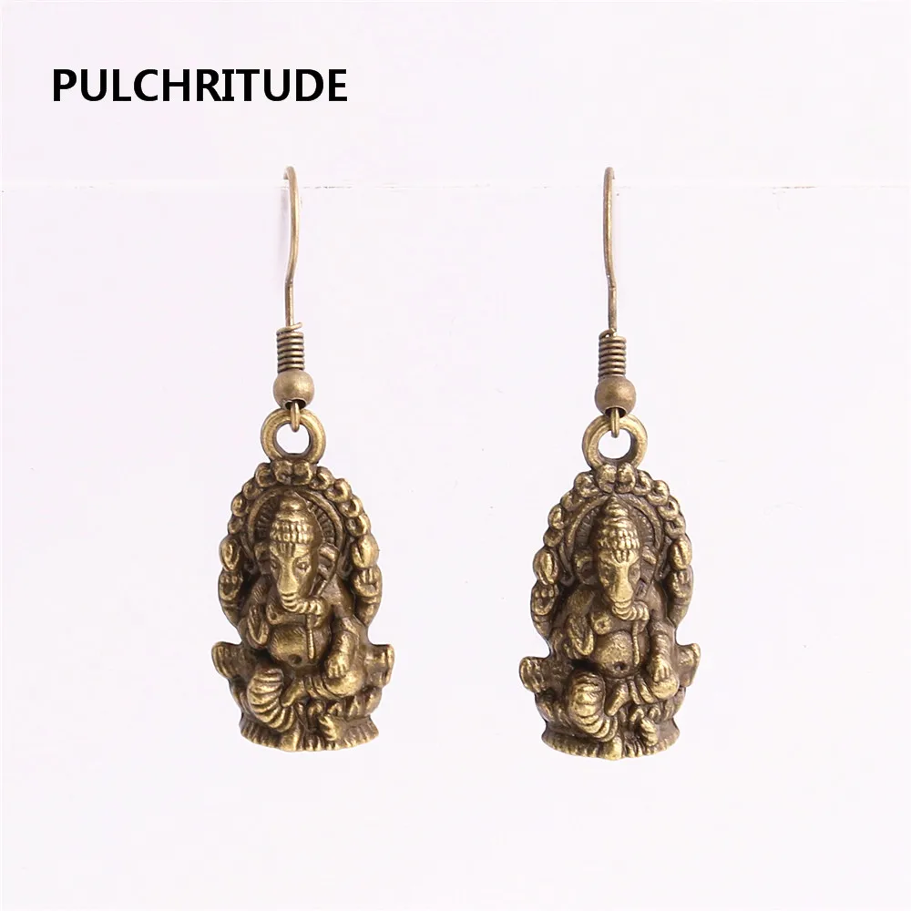 PULCHRITUDE 20 шт./лот металлический сплав цинк Будда подвеска подвески серьги сделай