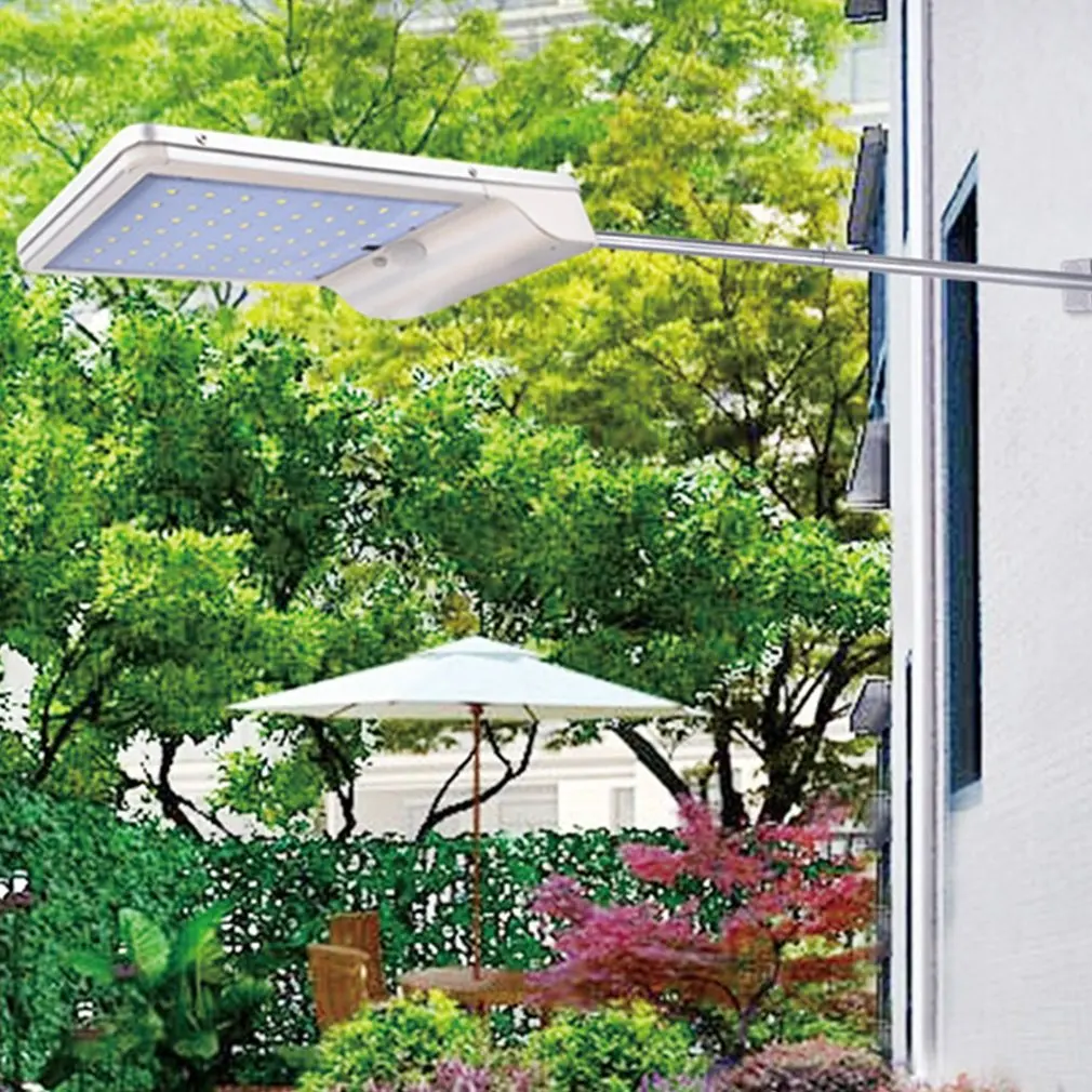 56LED Солнечная лампа человеческая индукция наружная водостойкая уличная