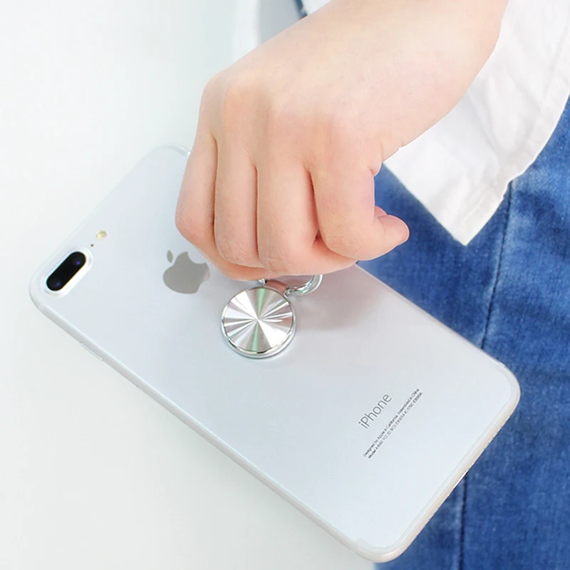 Чехол для телефона с кольцом на палец подставка-держатель iPhone X 8 Samsung Xiaomi чехол