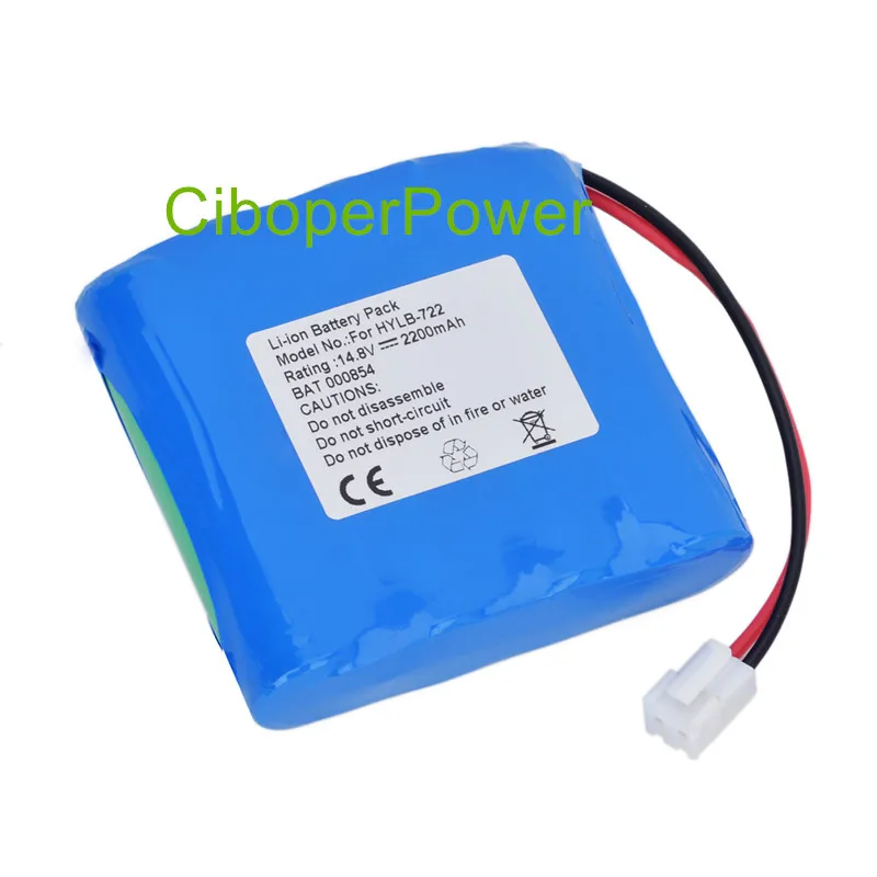 For HYLB-722 Battery Replacement ECG-6010 ECG-6020 ECG EKG Vital Signs Monitor | Laptop Batteries